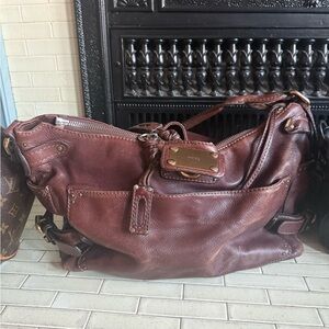 Chloe Brown Leather Shoulder Bag